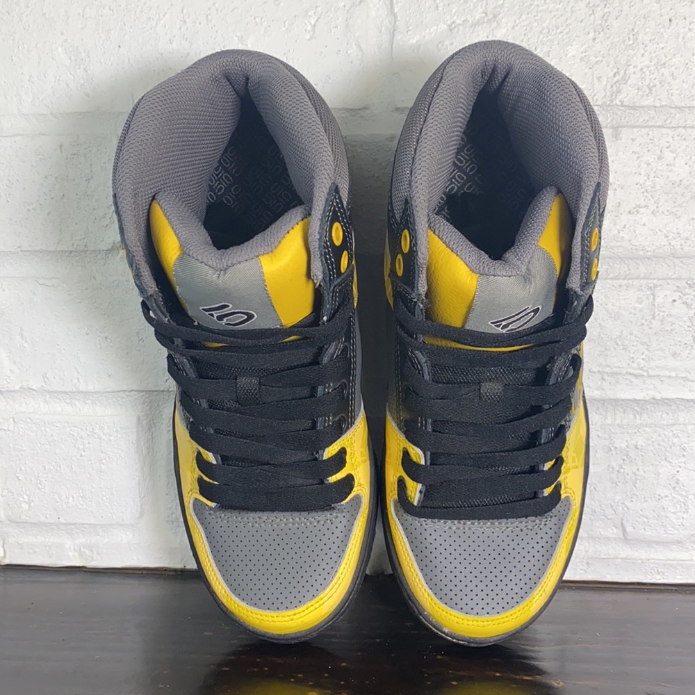 RARE 2012 Adidas Five Ten Lineking Mid Mountain Bike Shoes Sunset Yellow - Picture 9 of 12